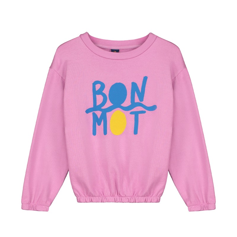 BONMOT 본못 : Sweatshirt Bon - Purple 4-5, 6-7